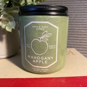 🍀5/$45🍀 BBW Mahogany Apple Single Wick (1)